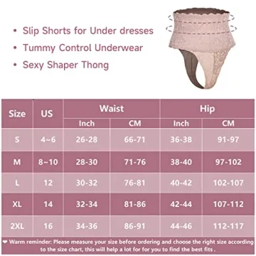 JOYSHAPER High Waist Shaperwear Thong for Women