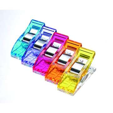 Clover 10-Piece Wonder Clips, Classic, Colors May Vary