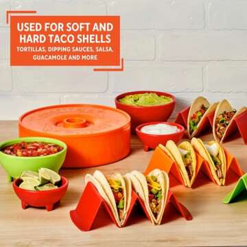 IMUSA 12pc Taco Fiesta Set for Easy Taco Nights