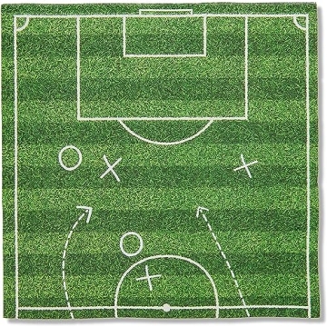 Soccer Party Napkins - Durable & Stylish 100 Pack