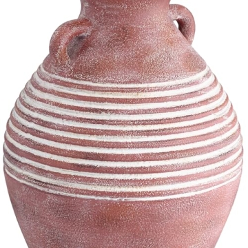 Stylish Southwest Style Jug Table Lamp 30" Red Brown Sandstone