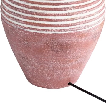 Stylish Southwest Style Jug Table Lamp 30" Red Brown Sandstone