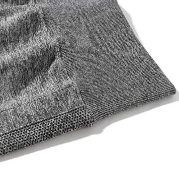 OMKAGI Women Scrunch Butt Lifting Leggings Seamless High Waisted Workout Yoga Pants(M,590-Gray)