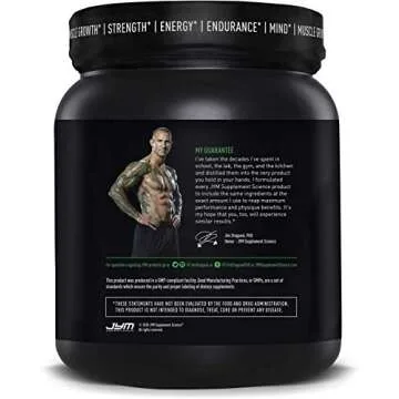 Pre JYM Pre Workout Powder - BCAAs, Creatine HCI, Citrulline Malate, Beta-Alanine, Betaine, and More | JYM Supplement Science | Strawberry Kiwi Flavor, 30 Servings