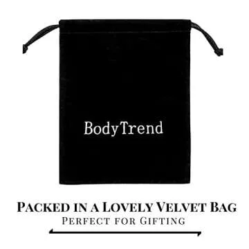 Bodytrend Double C Silver Pendant - Necklace - Silver Rose Gold Plating - Brilliant Cut Simulated Diamond Zirconia