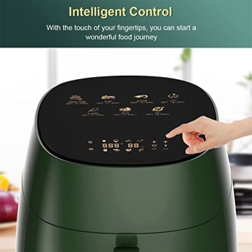 Compact 4.8QT Air Fryer 1400W Healthy Cooking