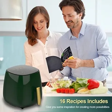 Compact 4.8QT Air Fryer 1400W Healthy Cooking