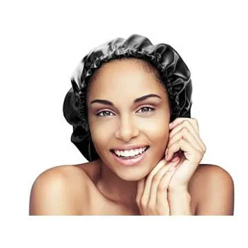 Glow By Daye Satin Bonnet - Double-Layered Adjustable Cap