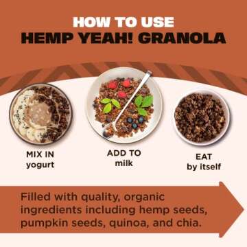 Manitoba Harvest Hemp Yeah Granola with Dark Chocolate 10oz