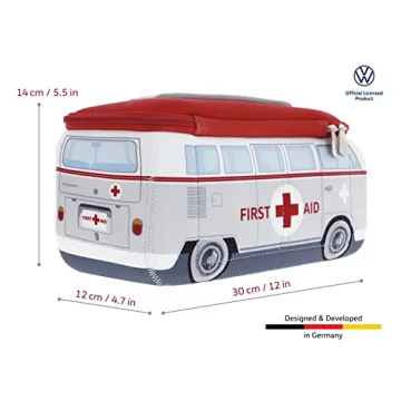 BRISA VW T1 Bus Cosmetic & First Aid Travel Bag