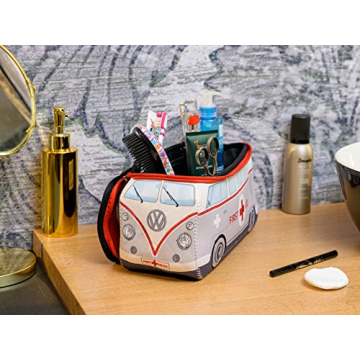 BRISA VW T1 Bus Cosmetic & First Aid Travel Bag