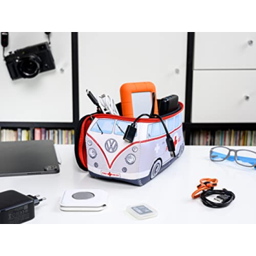 BRISA VW T1 Bus Cosmetic & First Aid Travel Bag