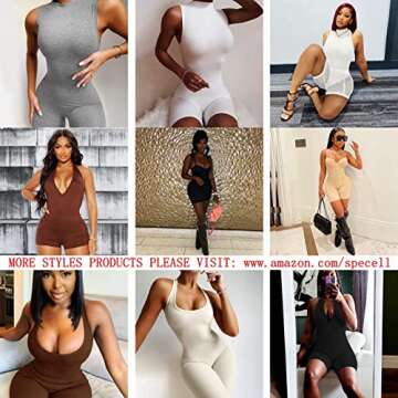 Trendy White Shorts Jumpsuit for Women - Perfect for Parties