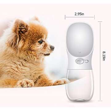 LLY Dog Water Bottle - Portable Pet Hydration for Adventures