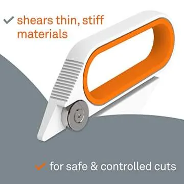 Slice 10598 Rotary Cutting Tool, Bladeless Scissors Cutter, 1 Pack, Ambidextrous CutterCutter