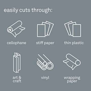 Slice 10598 Rotary Cutting Tool, Bladeless Scissors Cutter, 1 Pack, Ambidextrous CutterCutter