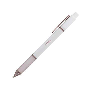 TUL® GL Series Retractable Gel Pens, Medium Point, 0.7 mm, Pearl White Barrel, Blue Ink, Pack Of 4 Pens