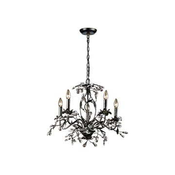 Elk Home Circeo 5-Light Chandelier - Deep Rust Finish, Traditional Style