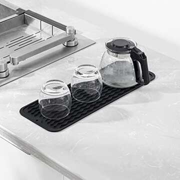 MicoYang Silicone Dish Drying Mat|Multiple Uses & Eco-Friendly