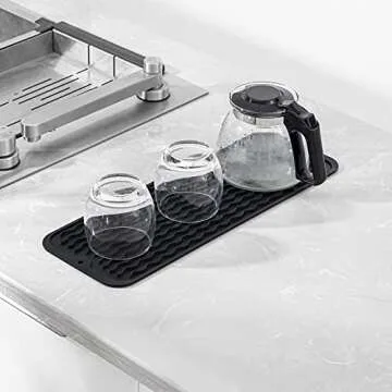 MicoYang Silicone Dish Drying Mat|Multiple Uses & Eco-Friendly