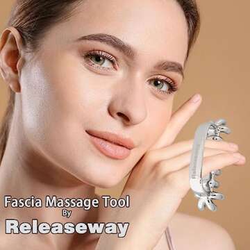 Stainless Steel Facial Massage Tool for Deep Tissue Massage and Cellulite Reduction - Unbreakable an...