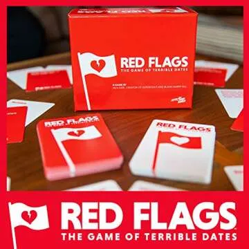 Skybound Red Flags : Card Game of Terrible Dates | Fun Party Tabletop Game, 3-10 Players, Ages 17+
