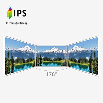 Acer CB272 bmiprx 27" Full HD (1920 x 1080) IPS Zero Frame Professional Home Office Monitor with AMD Radeon Free Sync, Height Adjustable Stand with Tilt & Pivot | Display, HDMI & VGA ports, Speakers