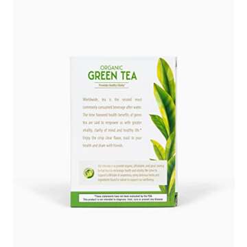 Lifestyle Awareness Organic Green Tea Pack of 6 - Premium Taste