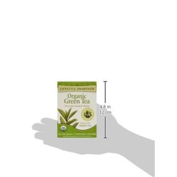 Lifestyle Awareness Organic Green Tea Pack of 6 - Premium Taste