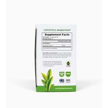 Lifestyle Awareness Organic Green Tea Pack of 6 - Premium Taste