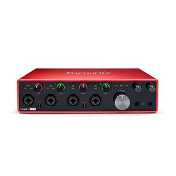 Focusrite Scarlett 18i8 USB Audio Interface for Home Studios