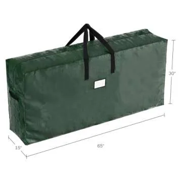 Christmas Tree Storage Bag - Storage Bags for 9FT Disassembled Artificial Trees, Seasonal Decor, Packing, Moving, and Home Storage by Elf Stor (Green)