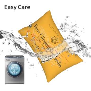 Aidashopgift V-Euve C-Licquot 30 X 20 Inch Rectangle Cushion Cover Luxury Modern Rustic Lumbar Throw Pillow Cover Decorative Pillowcase for Couch Sofa Living Room Bedroom Car