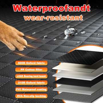 Durable Dog Seat Cover Fits SUV Truck 420LBS Support