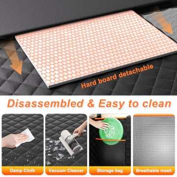 Durable Dog Seat Cover Fits SUV Truck 420LBS Support