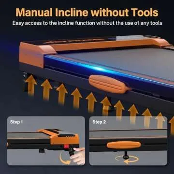 ACTFLAME Walking Pad Treadmill with Incline, Under Desk Treadmills, Portable Treadmill for Home Office, Walking Pad 4 in 1 Treadmill for Walking Running, 2.5HP Compact Treadmill with Remote Control