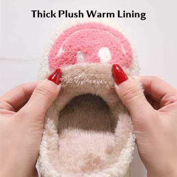 Comfortable Women’s Smile Face Slippers for All-Day Wear
