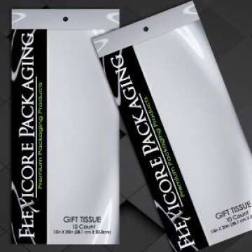 Flexicore Packaging Gift Wrap Tissue Paper 15"x20" 100 Count (Lime Green, 100 Sheets)