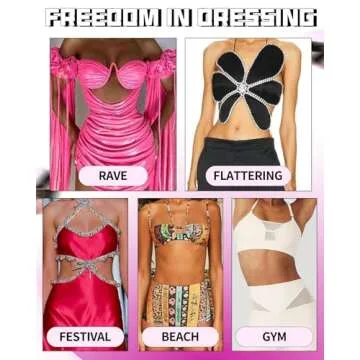 CICKEE Pasties Rave, Pasties Nipple Covers Pack Pink Boob Stickers Cute Star Flower Heart Pasty for Nipples Glitter Breast Petals for Women Festival-15 Pairs