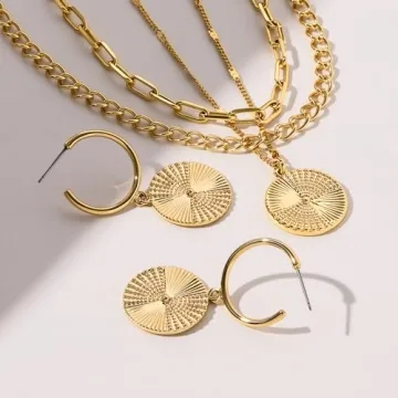 Ana Luisa Gold Layered Necklace Set for Elegance