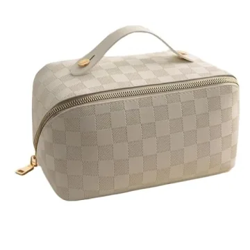 Weston Ink Large Capacity Travel Cosmetic Bag - Elegant Waterproof Design for Women