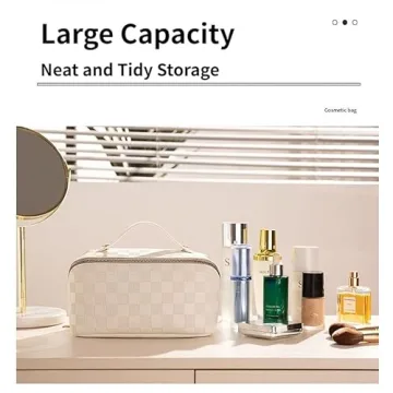 Weston Ink Large Capacity Travel Cosmetic Bag - Stylish Protector