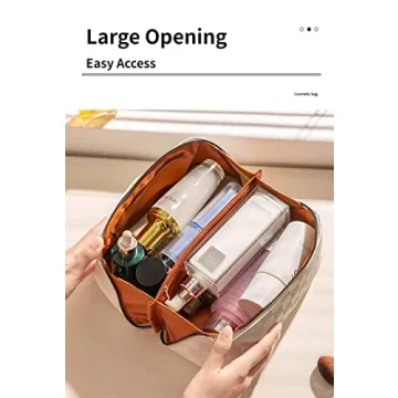Weston Ink Large Capacity Travel Cosmetic Bag - Stylish Protector
