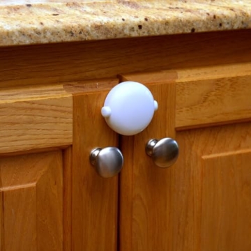 Qdos Safety Adhesive Double Door Cabinet Lock for Home