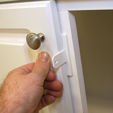 Qdos Safety Adhesive Double Door Cabinet Lock for Home