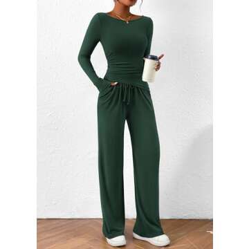 PRETTYGARDEN Women's 2 Piece Lounge Set - Chic Comfort For All