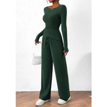 PRETTYGARDEN Women's 2 Piece Lounge Set - Chic Comfort For All