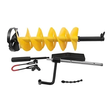 LENJKYYO Lightweight Ice Drill Auger for Effortless Fishing