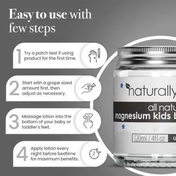 NaturallyMum Magnesium Bedtime Lotion for Kids & Babies