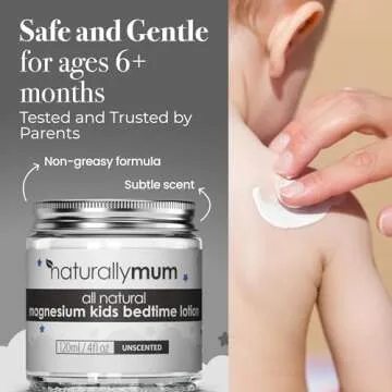 NaturallyMum Magnesium Bedtime Lotion for Kids & Babies